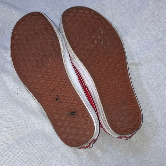 Vans unisex men’s size 6 / women’s 7 1/2 - 24 cms Classic Red Canvas Sneakers - Picture 7 of 15
